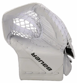 Bauer Supreme Mach Senior Goalie Catcher -BAUER Sale Store 1059807 3 4 White 1006