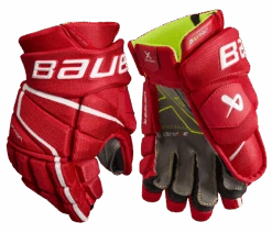 Bauer Vapor 3X Pro Junior Hockey Gloves -BAUER Sale Store 3XPRO JR PALM RED1