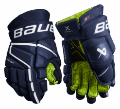 Bauer Vapor 3X Junior Hockey Gloves -BAUER Sale Store 3X JR FRONT NAV1