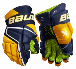 Bauer Vapor 3X Junior Hockey Gloves -BAUER Sale Store 3X JR FRONT NVG2