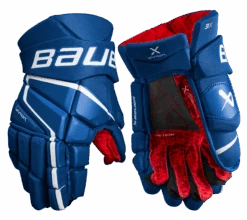 Bauer Vapor 3X Intermediate Hockey Gloves -BAUER Sale Store 3X SR FRONT BLU2 56337bea ff75 4360 b6d7 aed68a7530da